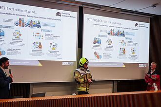 Vortragende im Hörsaal