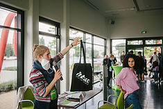 Start der Campus-Ralley mit den HTW-TIENS