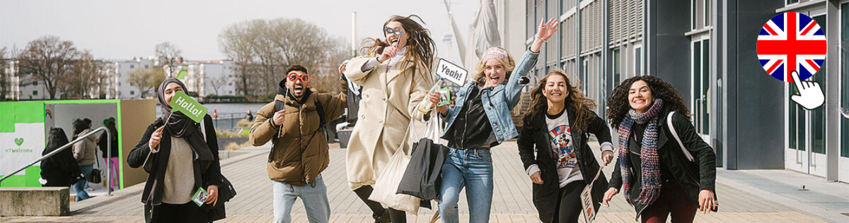 Gruppe von Erstsemestern, der Link führt zur englischen Version